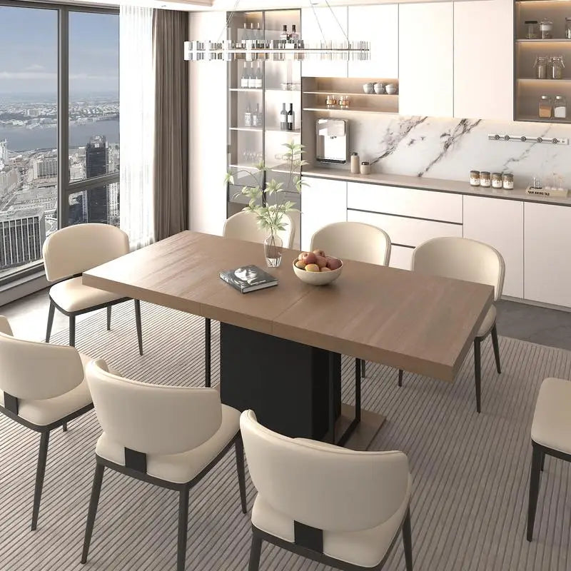Extendable Rectangular Dining Table