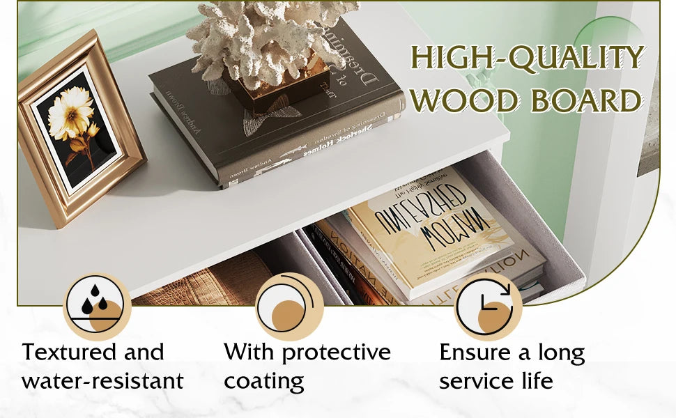 Fabric Dresser Tall Storage Organizer Unit