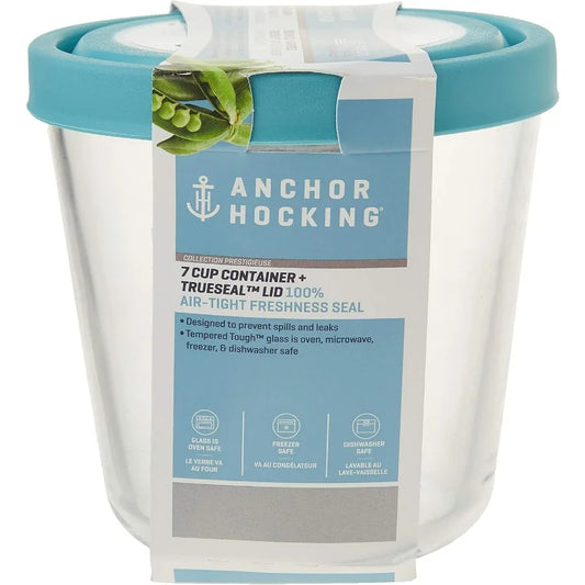 Trueseal Glass Food Storage Container with Airtight Lid
