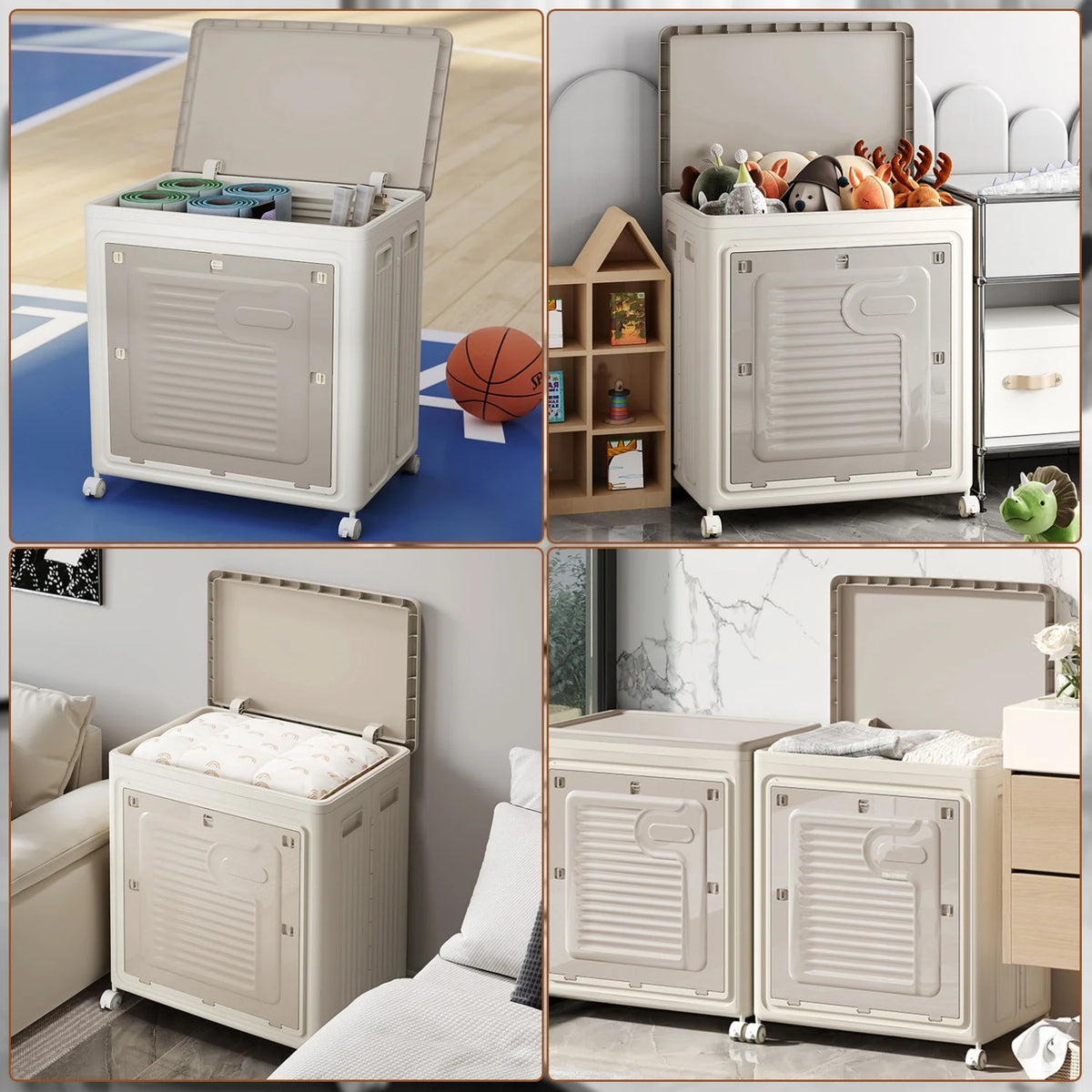 Rolling Laundry Hamper Clothes Hamper