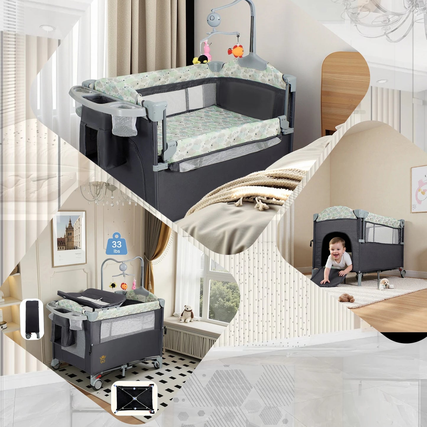 Pack n Play Portable Playard with Bassinet