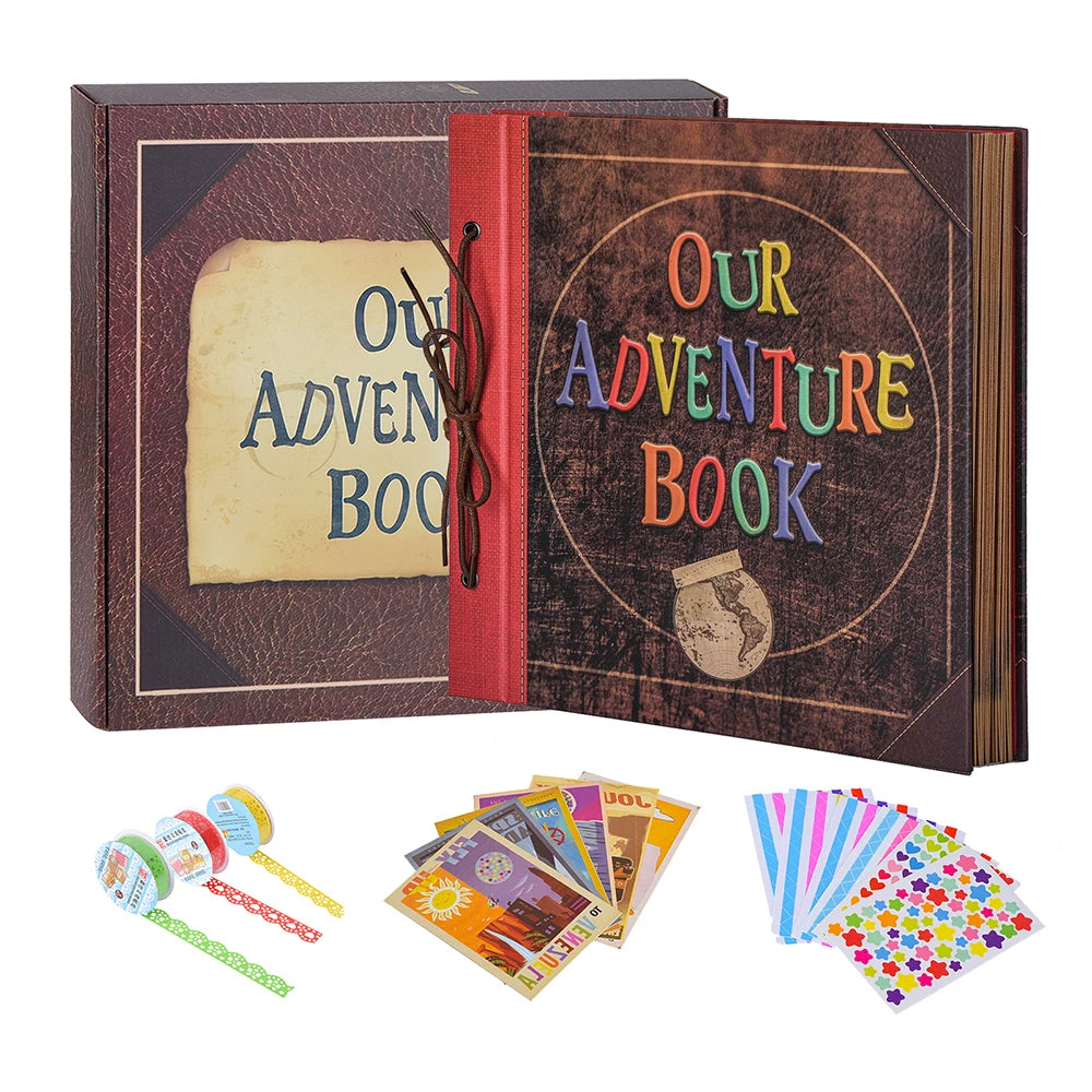 Vintage DIY Handmade Photo Album Scrapbook