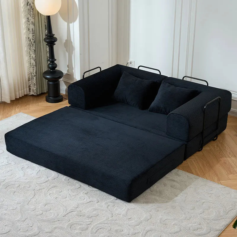 Boneless Couch Foldable Convertible Futon Sleeper Sofa Bed