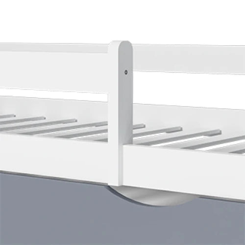 Bed Frame with Star and Moon Decoration