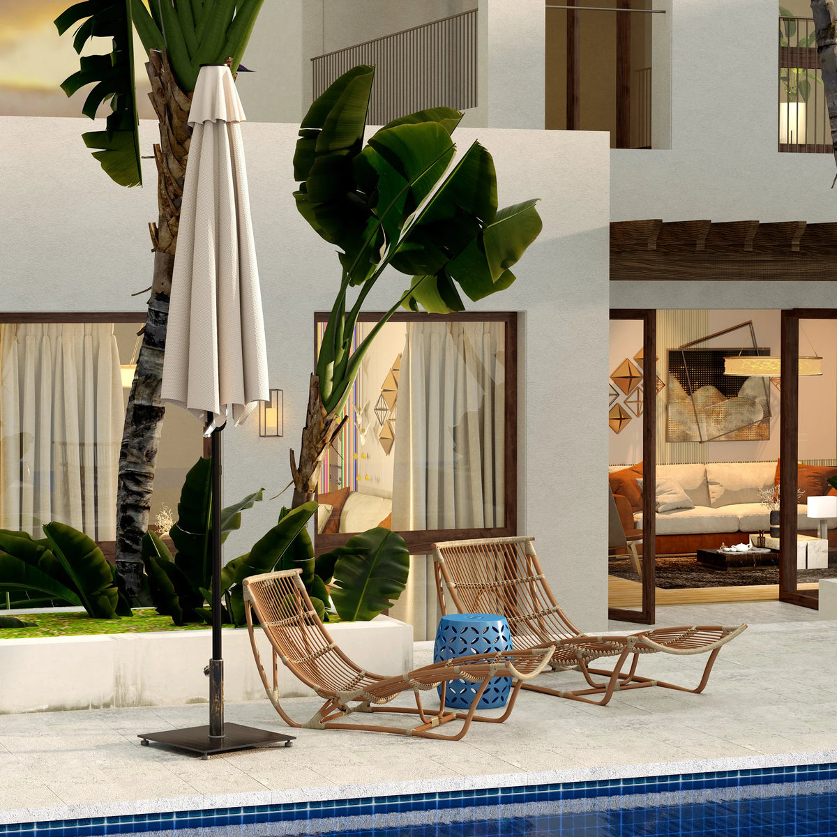 Square Patio Umbrella Base