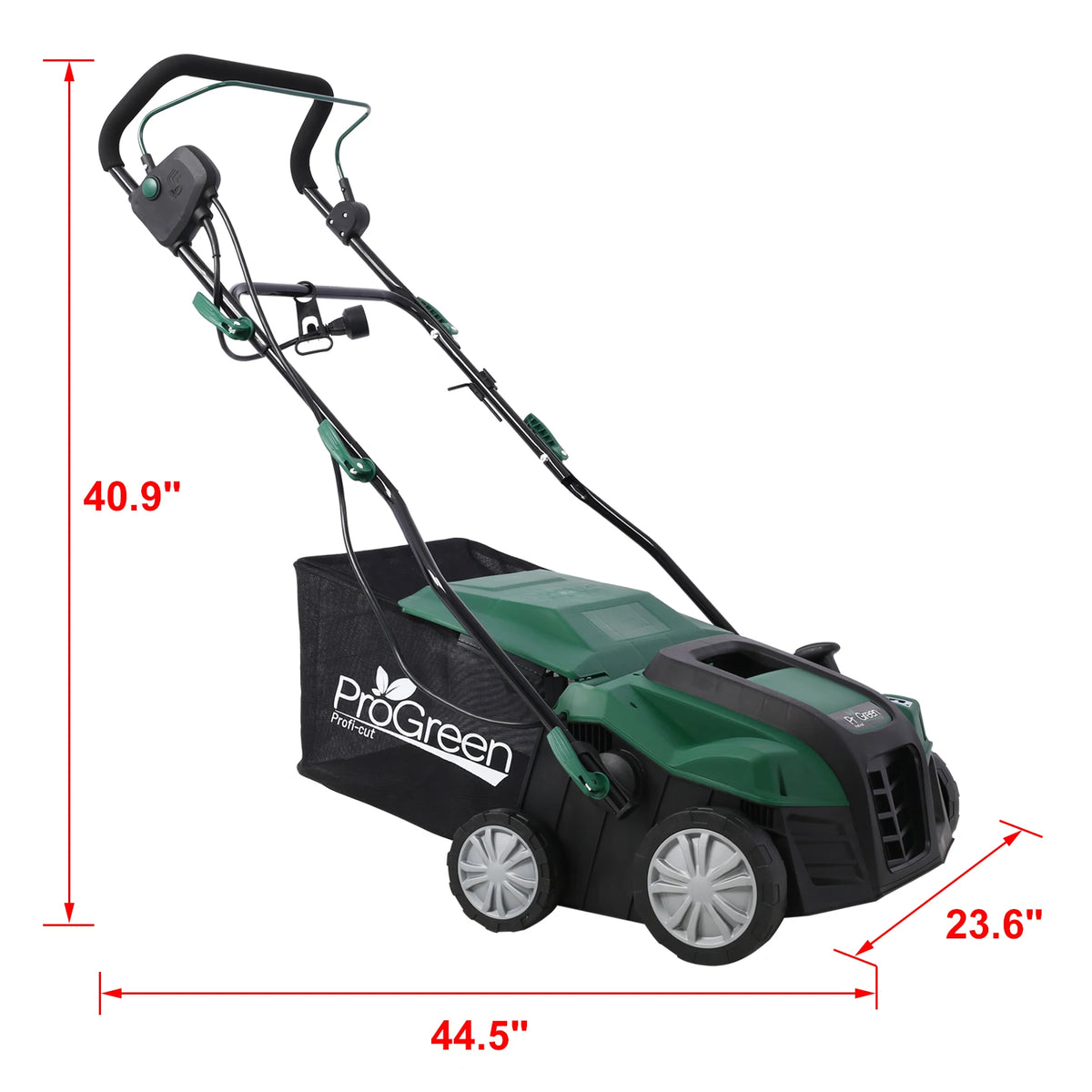 2-in-1 Garden Scarifier Powerful Electric Lawn Dethatcher Mower