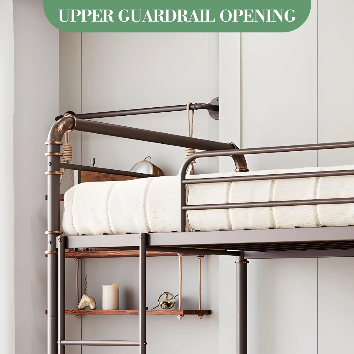 Twin Over Twin Metal Bunk Bed Frame
