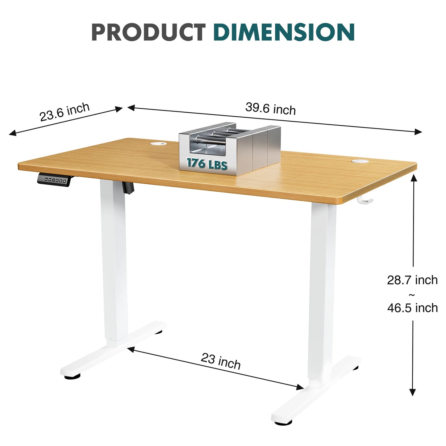 Ergonomic Electric Standing Desk Height Adjustable