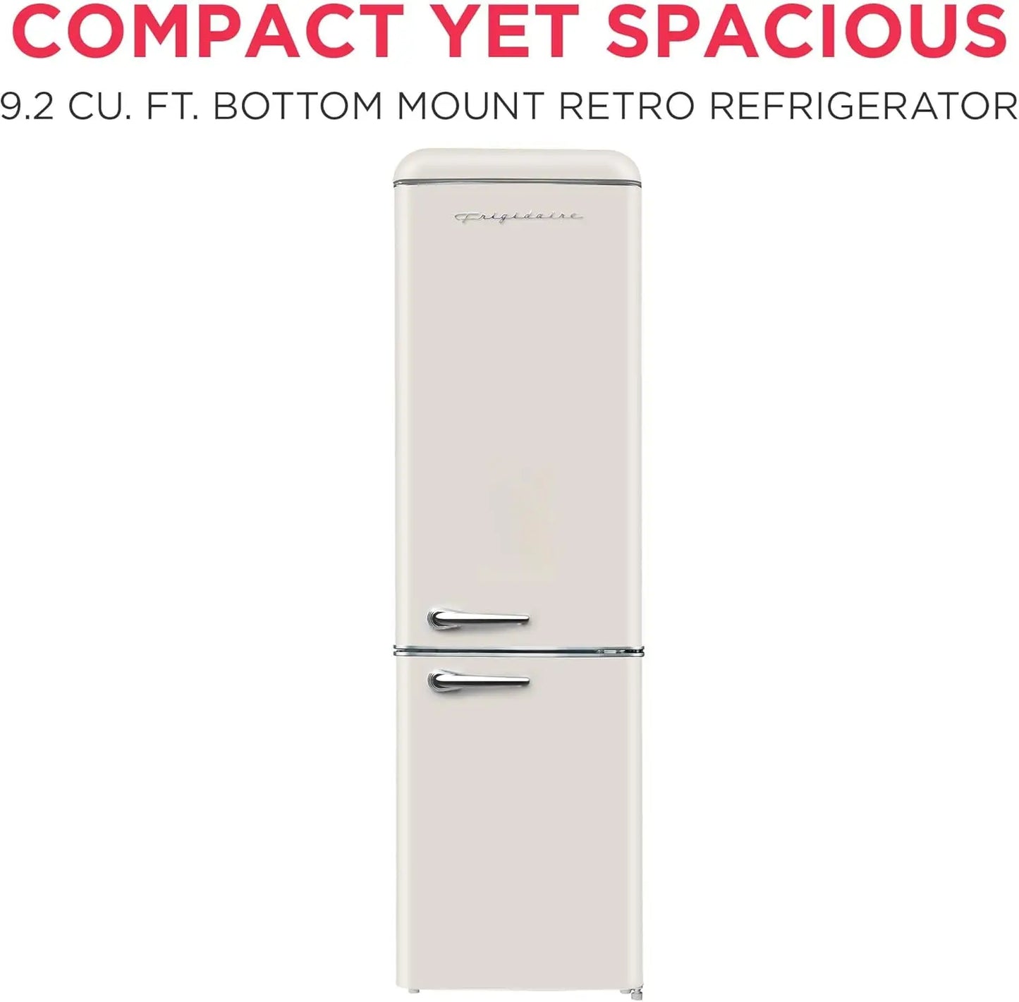 Retro Style Fridge with Bottom Freezer
