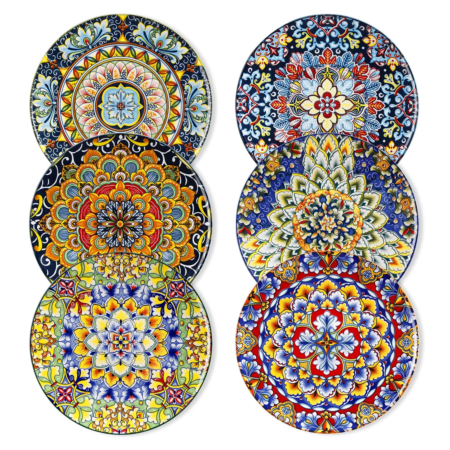 Porcelain Crockery Dinner Plates Set - Scratch Resistant