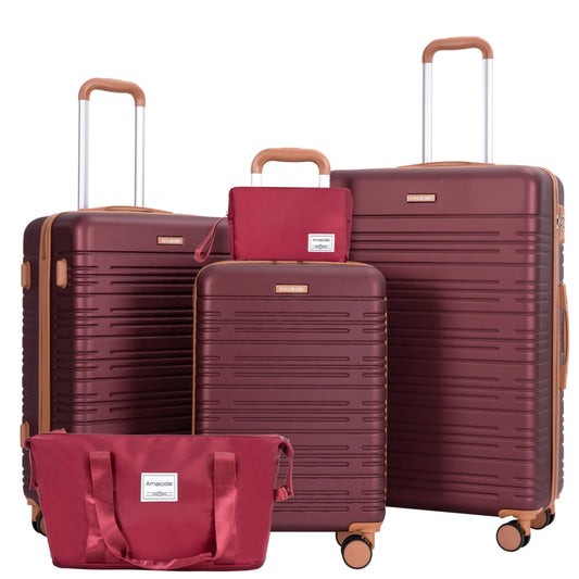 Suitcases with Double Spinner Wheel Set