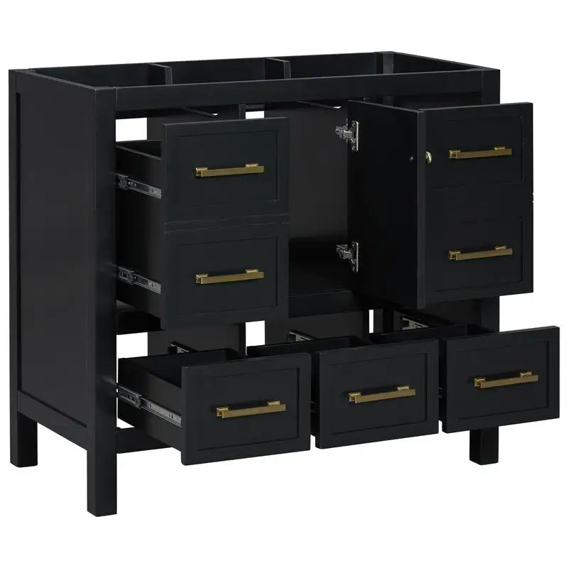 Freestanding Vanity Frame Storage Cabinet