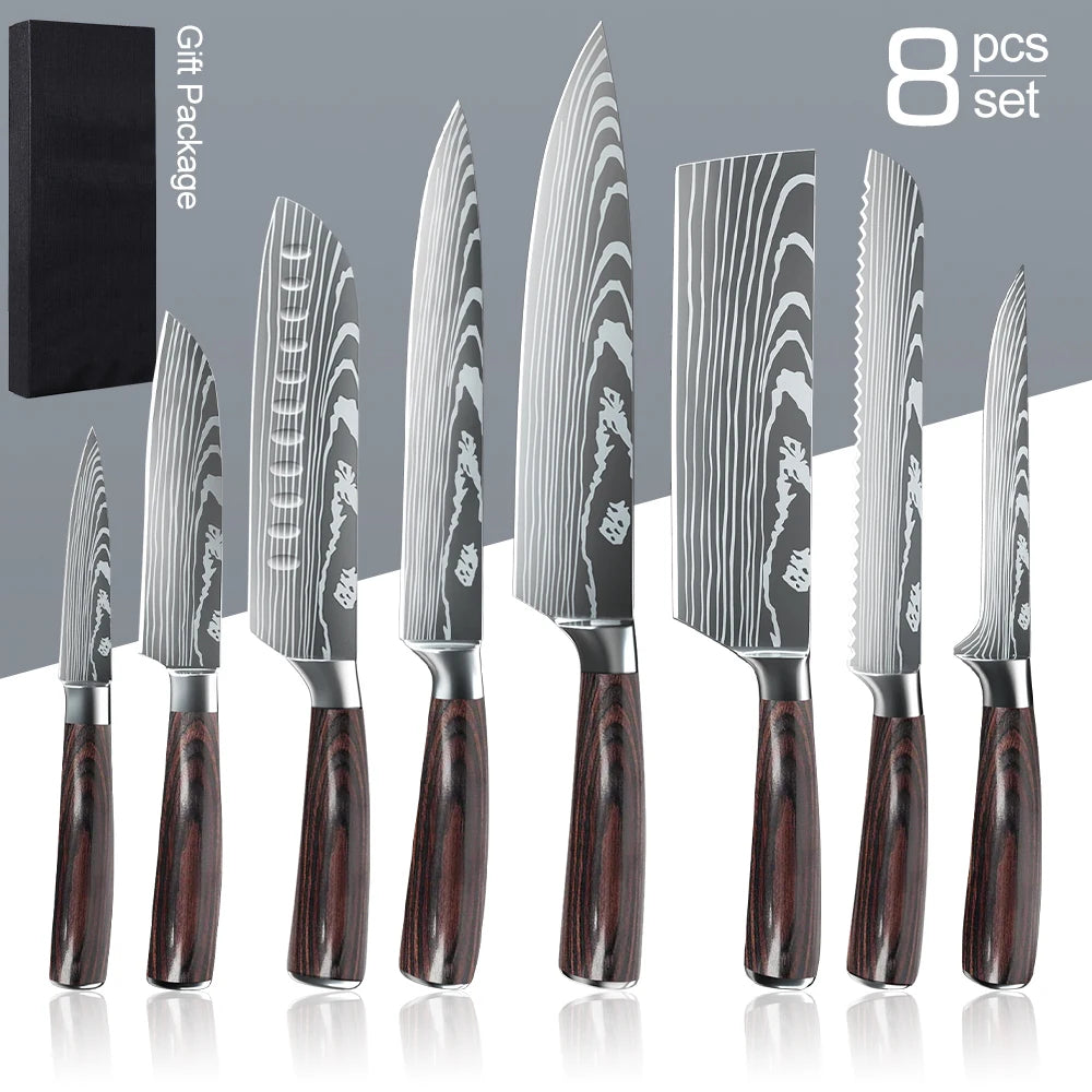 Japanese Kitchen Knives Set