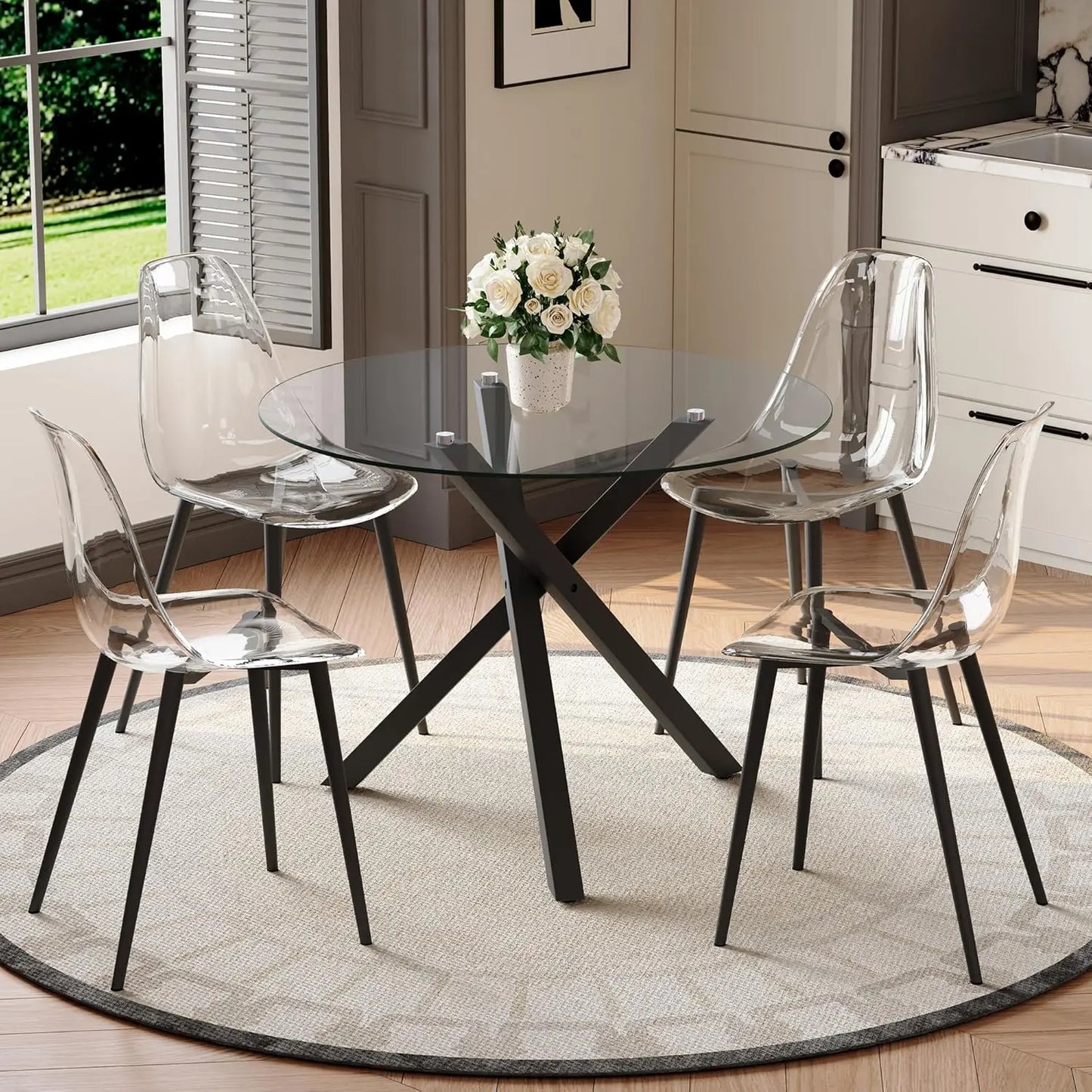 Round Dining Table Set