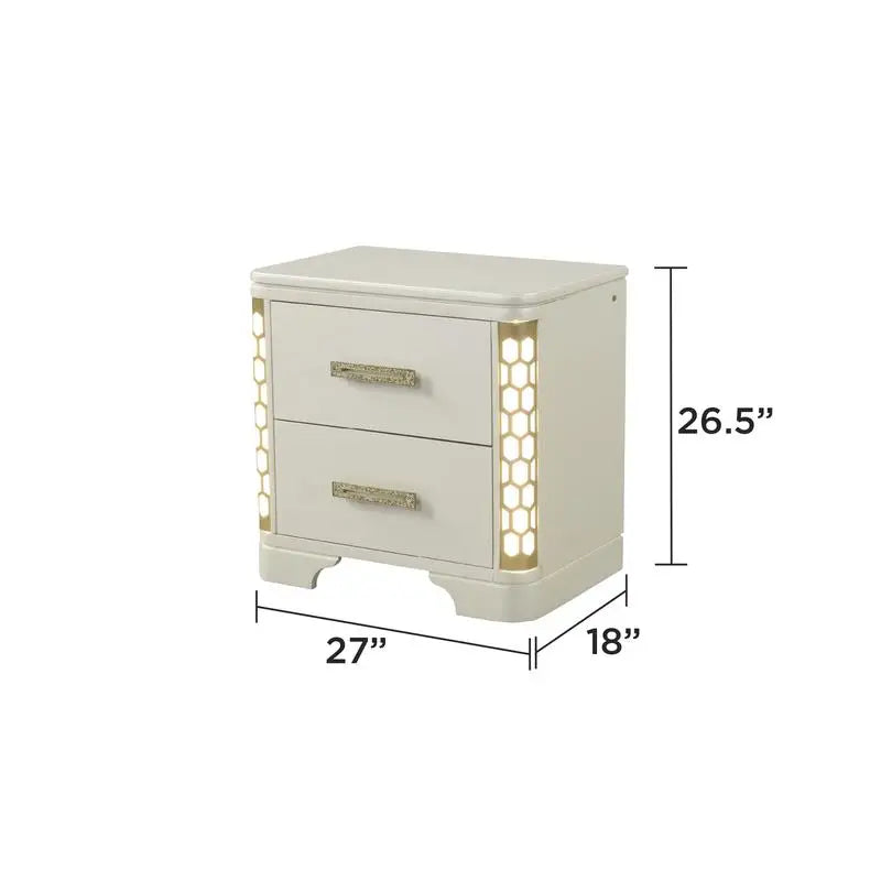 Unique LED Bedroom Set