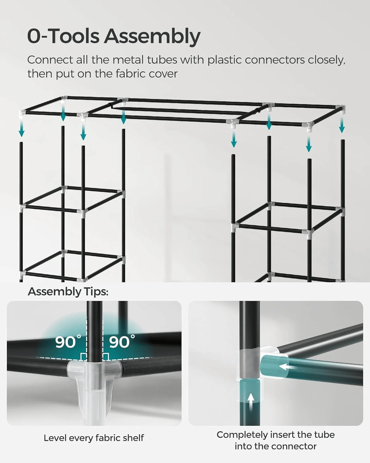 Wardrobe Organizer Rack