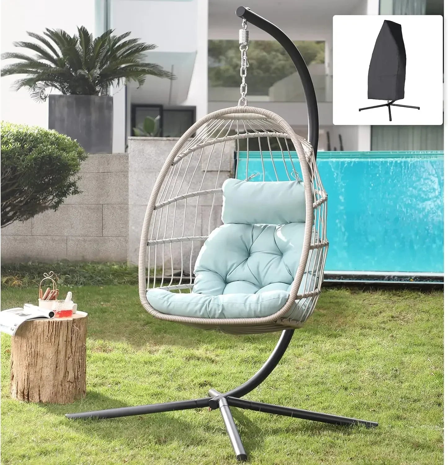 Indoor Outdoor Egg Swing Chair Without Stand