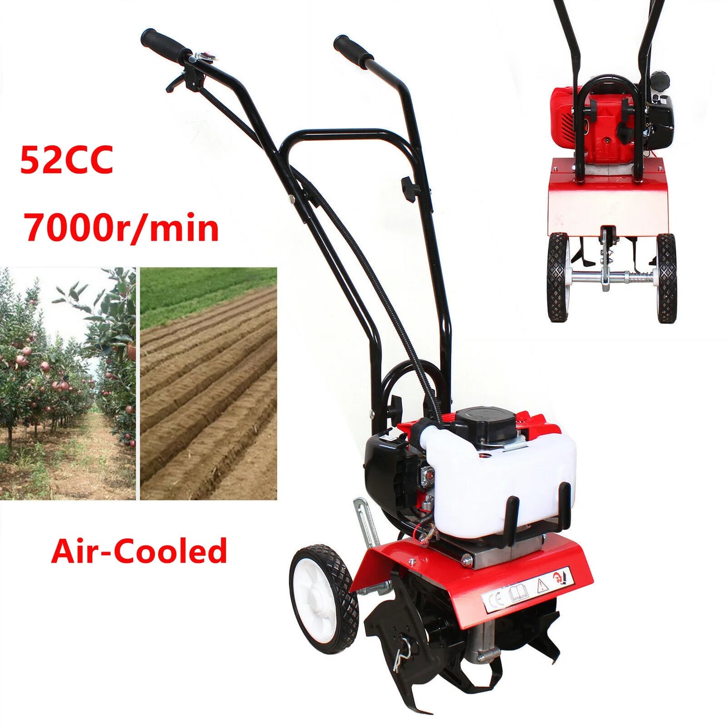 Air-Cooled  Gasoline Engine Plowing Tilling Weeding Excavator
