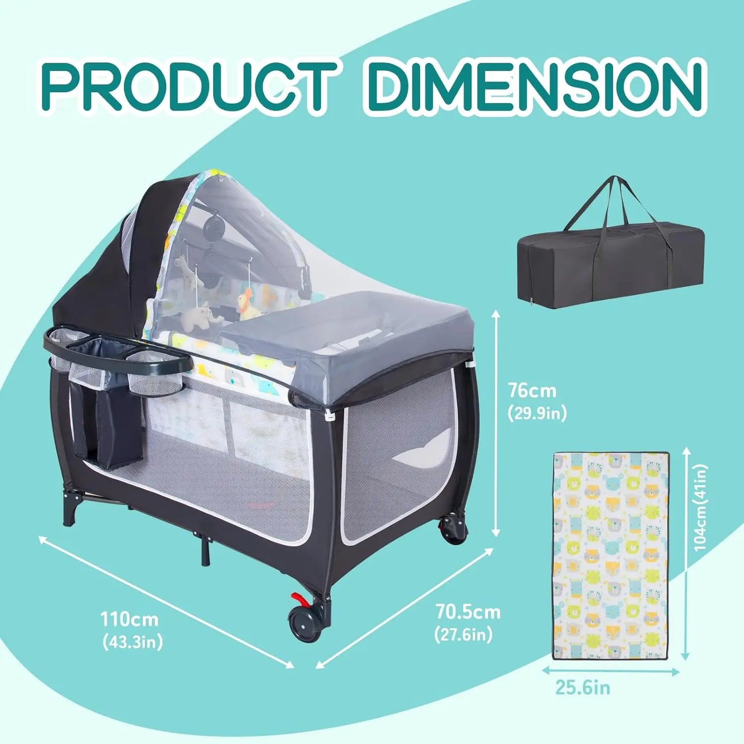 Portable Baby Crib