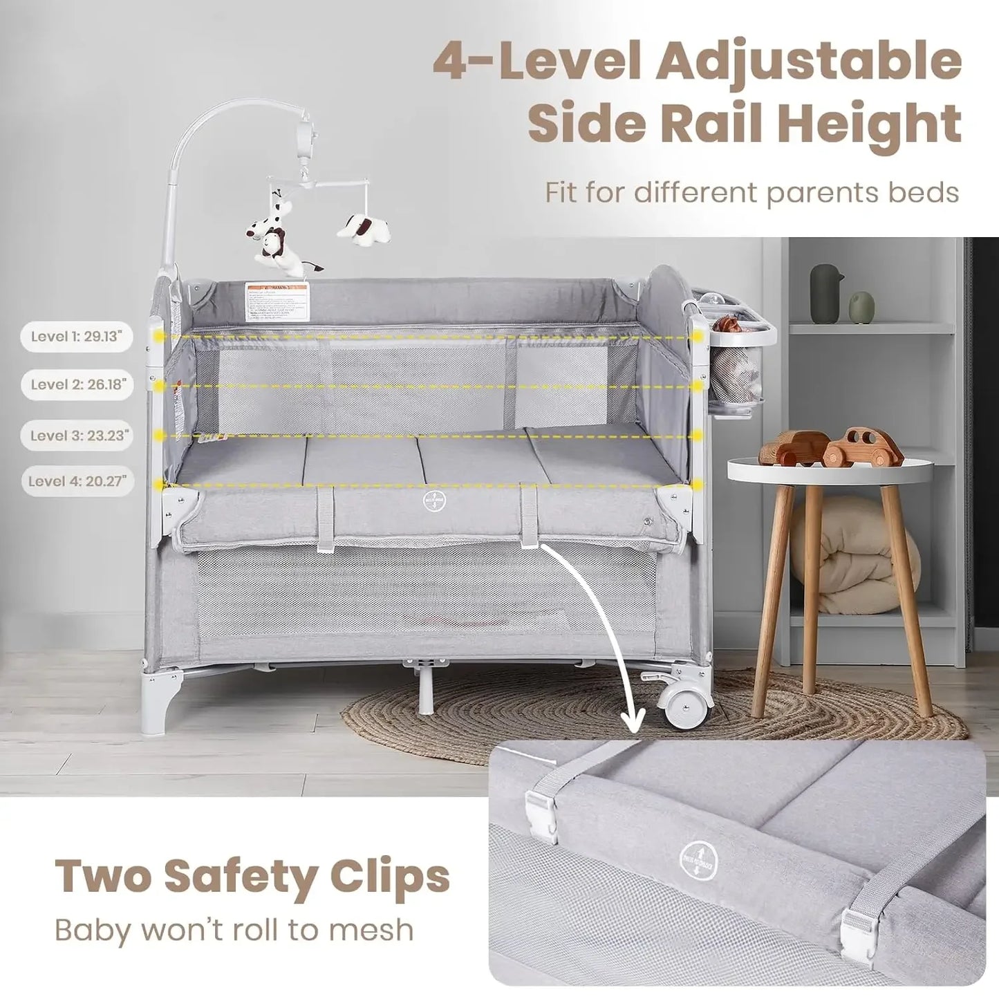 Baby Bassinet Bedside Sleeper