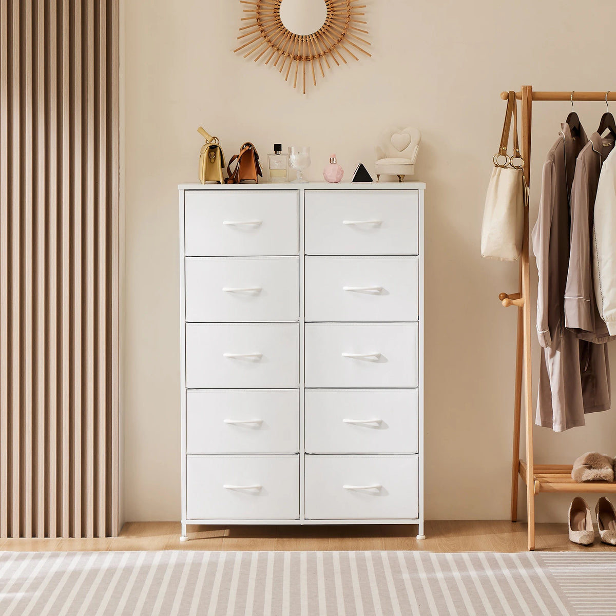 Bedside Table with Wardrobe