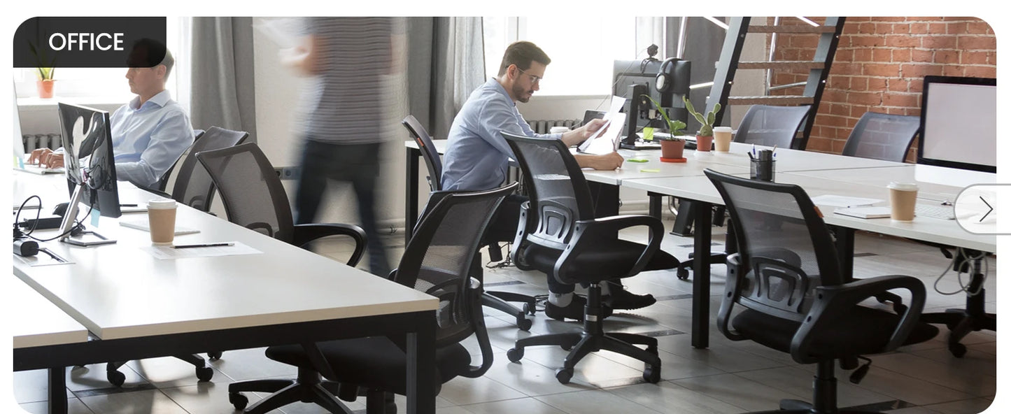 Mesh Gaming Office Chair Mid Back Lumbar Support