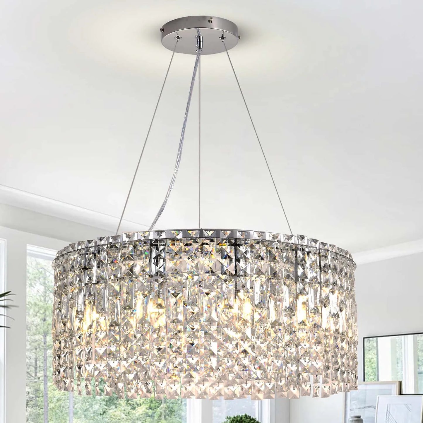 Modern Ceiling Crystal Chandelier