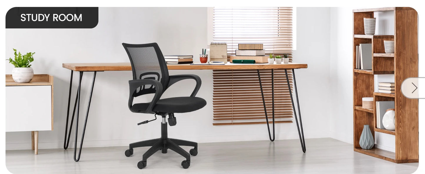 Mesh Gaming Office Chair Mid Back Lumbar Support