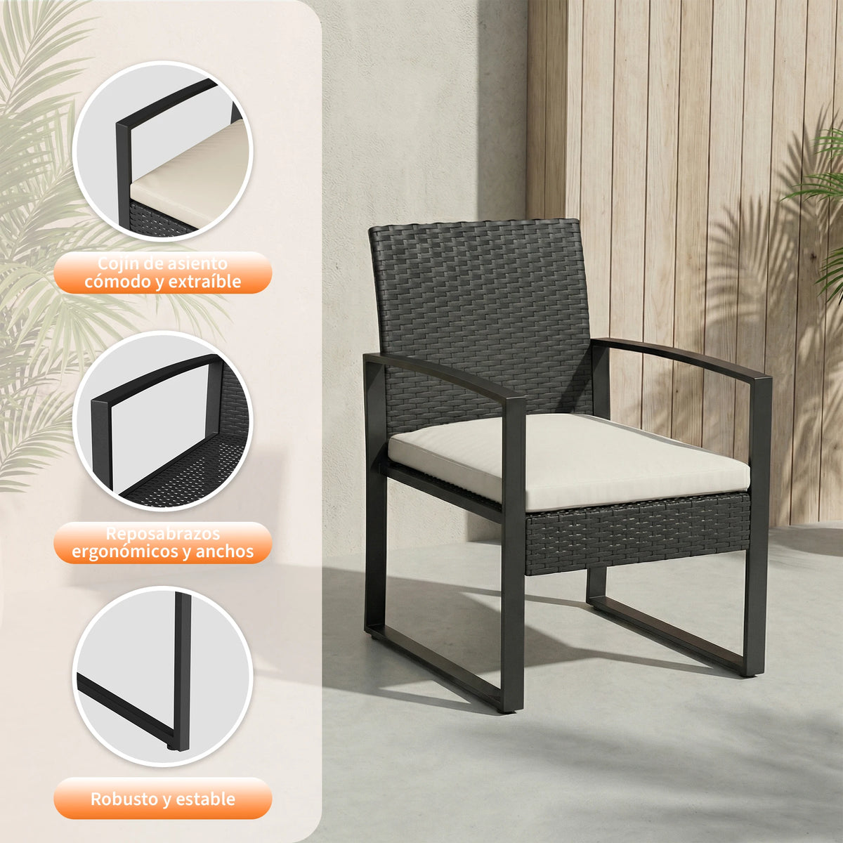 Weather Resistant Wicker Patio Furniture Set