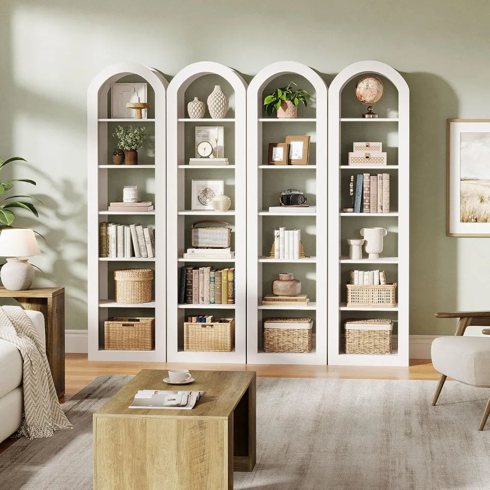 Tall Arched Bookshelf