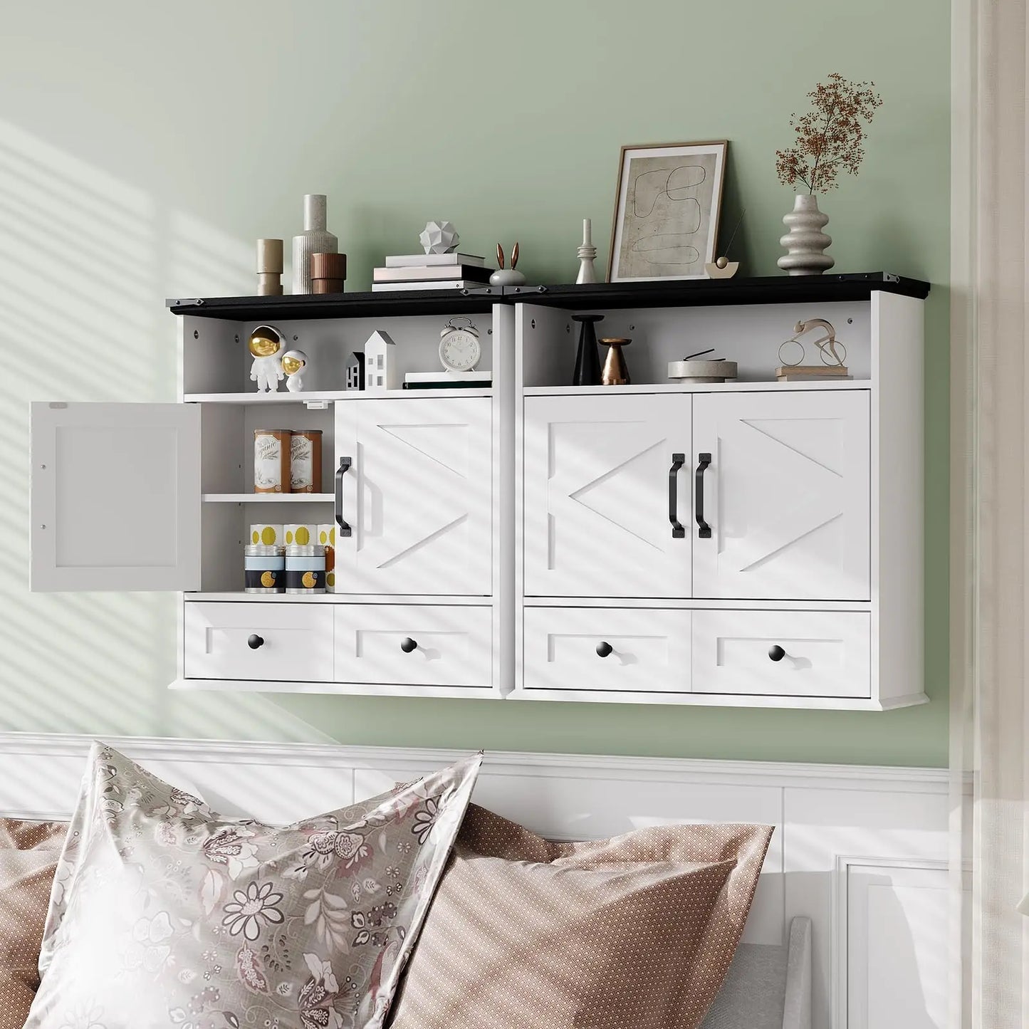 Wall Mounted Farmhouse Medicine Cabinet