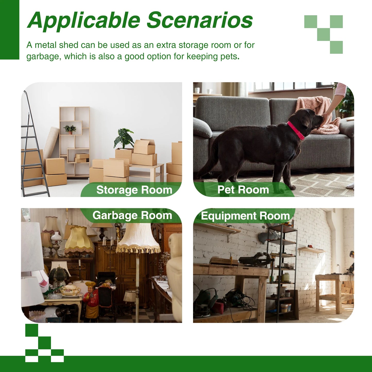 Outdoor Storage, All Weather Metal Sheds