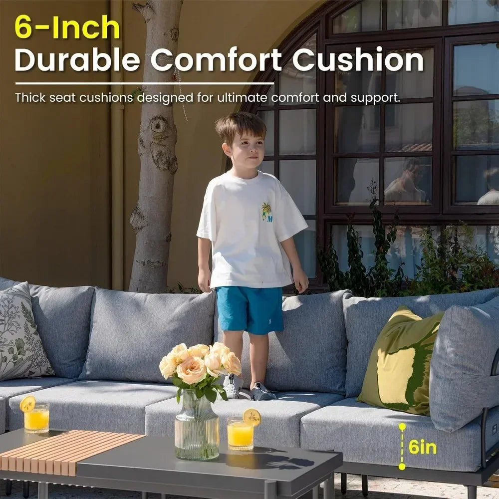 Metal Patio Furniture Set