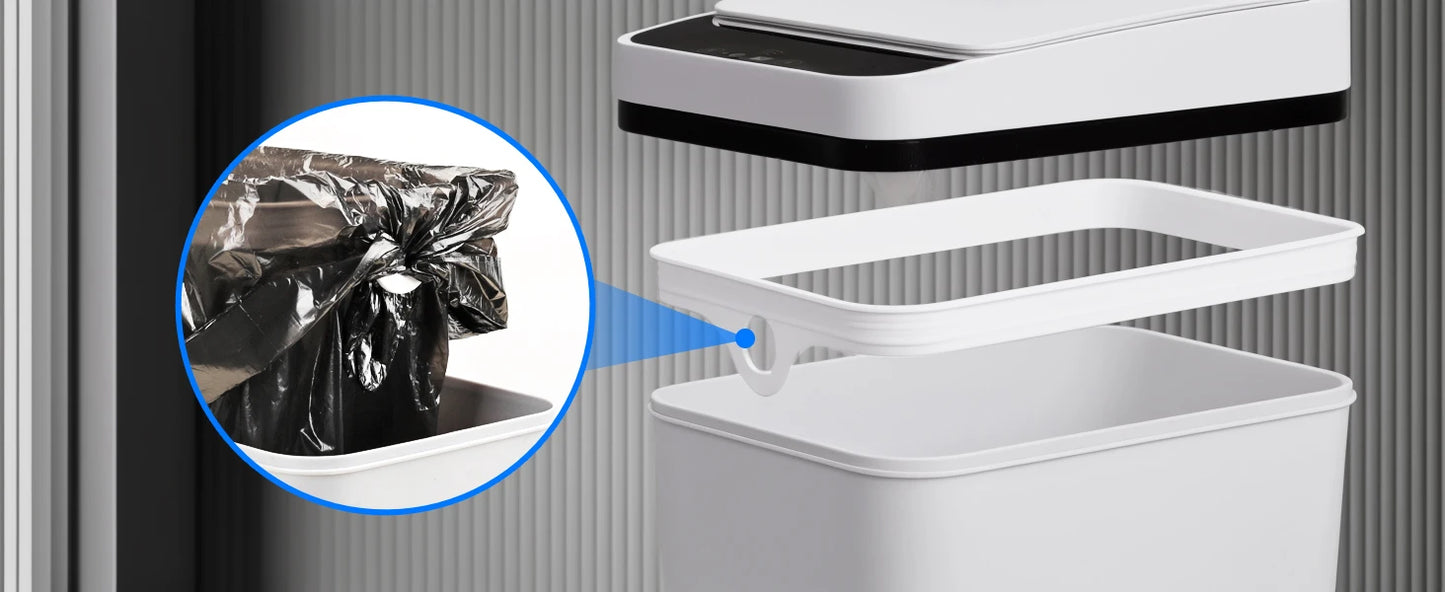 Touchless Motion Sensor Bathroom Automatic Trash Can