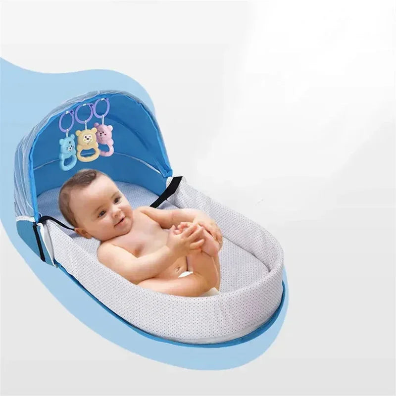 Portable Anti-Stress Bassinet Baby Bed