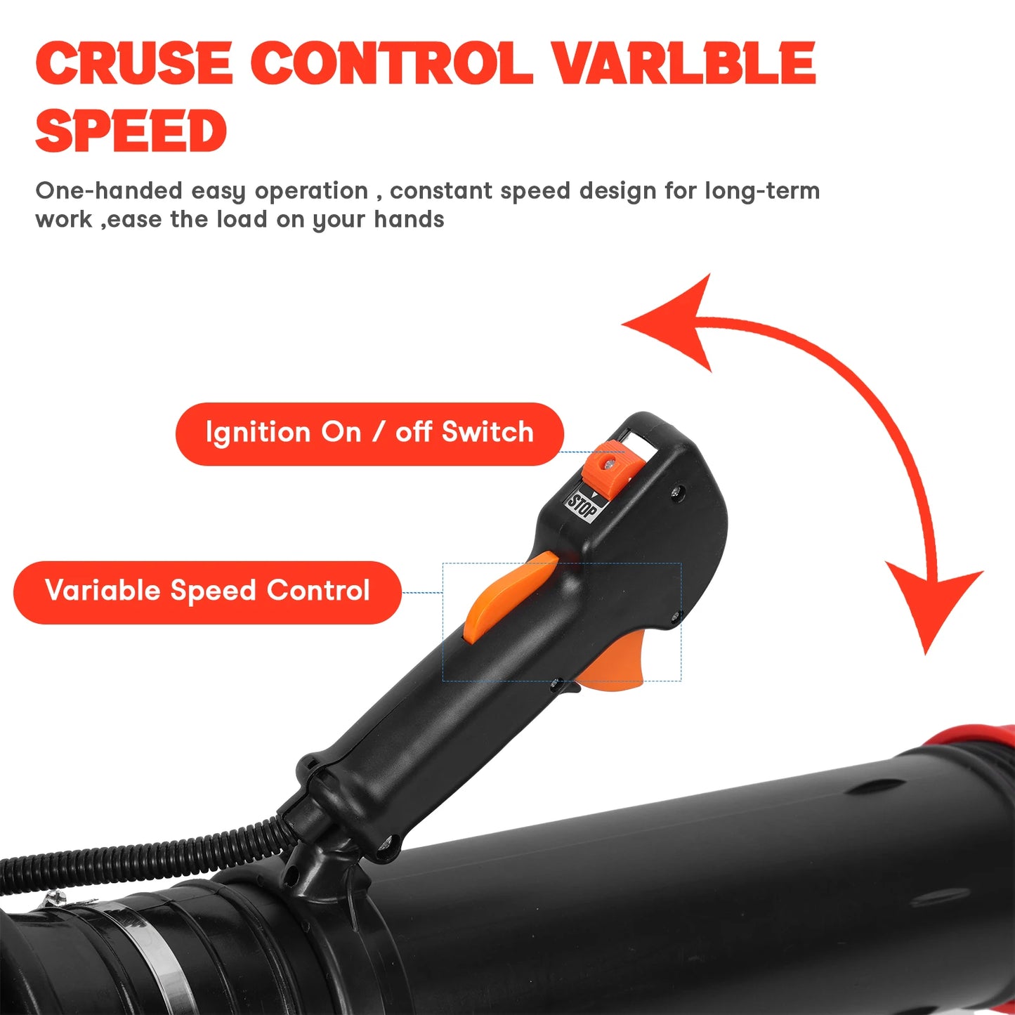 Leaf Blower with Airflow