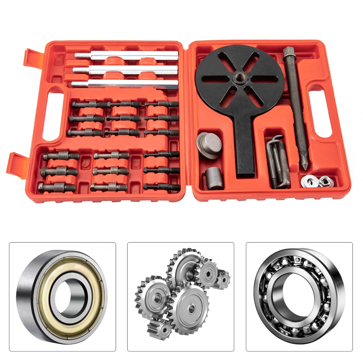 Steel Bearing Puller Set Quenched Inner Hole Extractor Kit