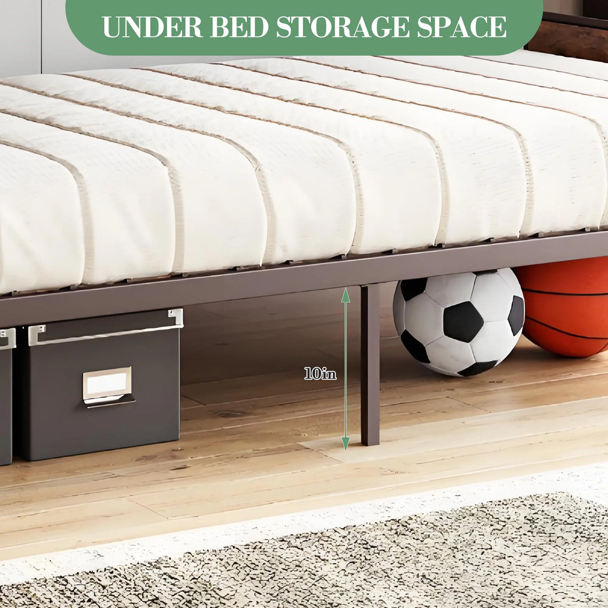 Twin Over Twin Metal Bunk Bed Frame
