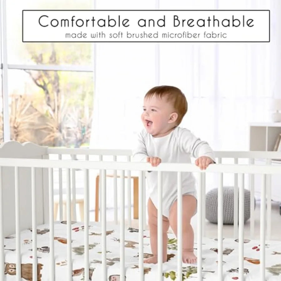 Baby Crib Bedding Set - Woodland Animals