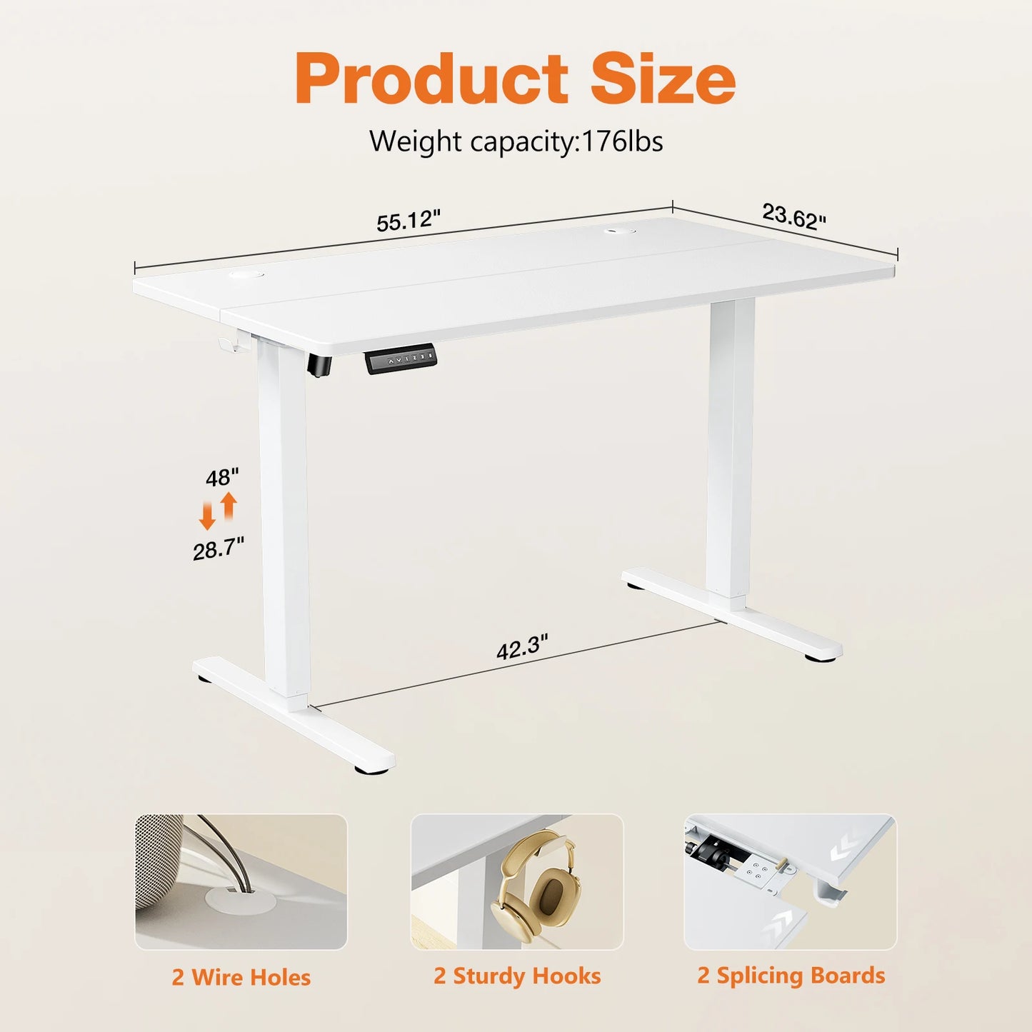 Electric Standing Computer Desk