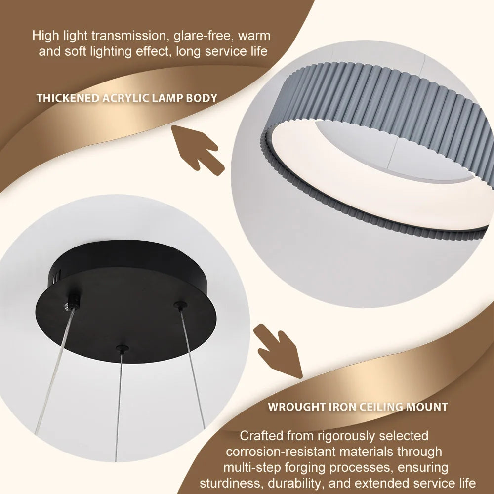 Scandinavian Ceiling Chandelier Light Fixture