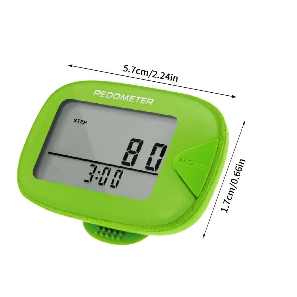 Multifunctional Pedometer With Clip On Step Counter