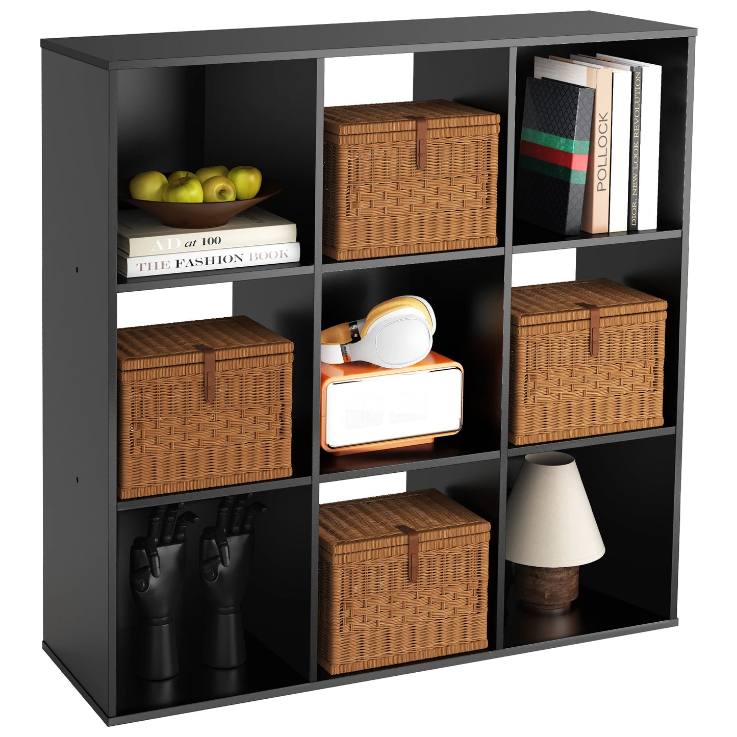 Wooden Cube Storage Organizer