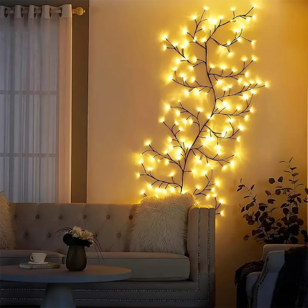 LED Solar Waterproof Garland Tree Branch and Vine Light