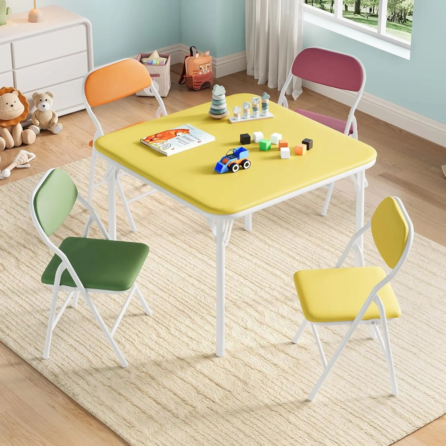 Folding Table and Chairs Set