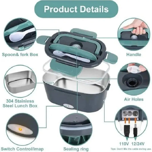 Electric Portable Food Heater Lunch Box