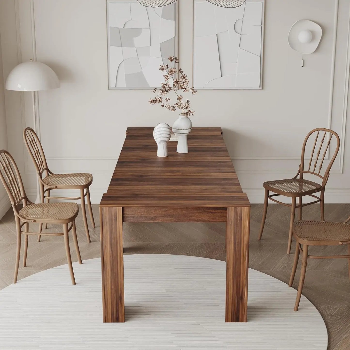 Space Saving Extendable Folding Console Dining Table
