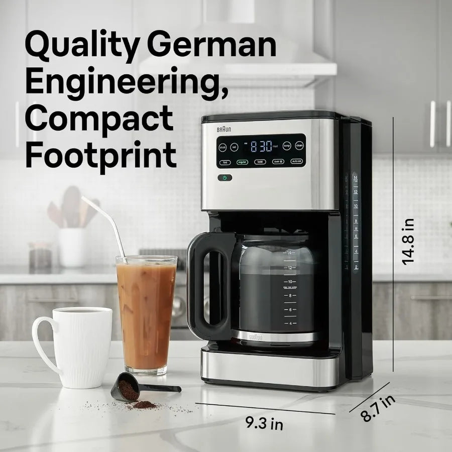 PureFlavor Coffee Maker with Fast Brew Speed and Touch Display