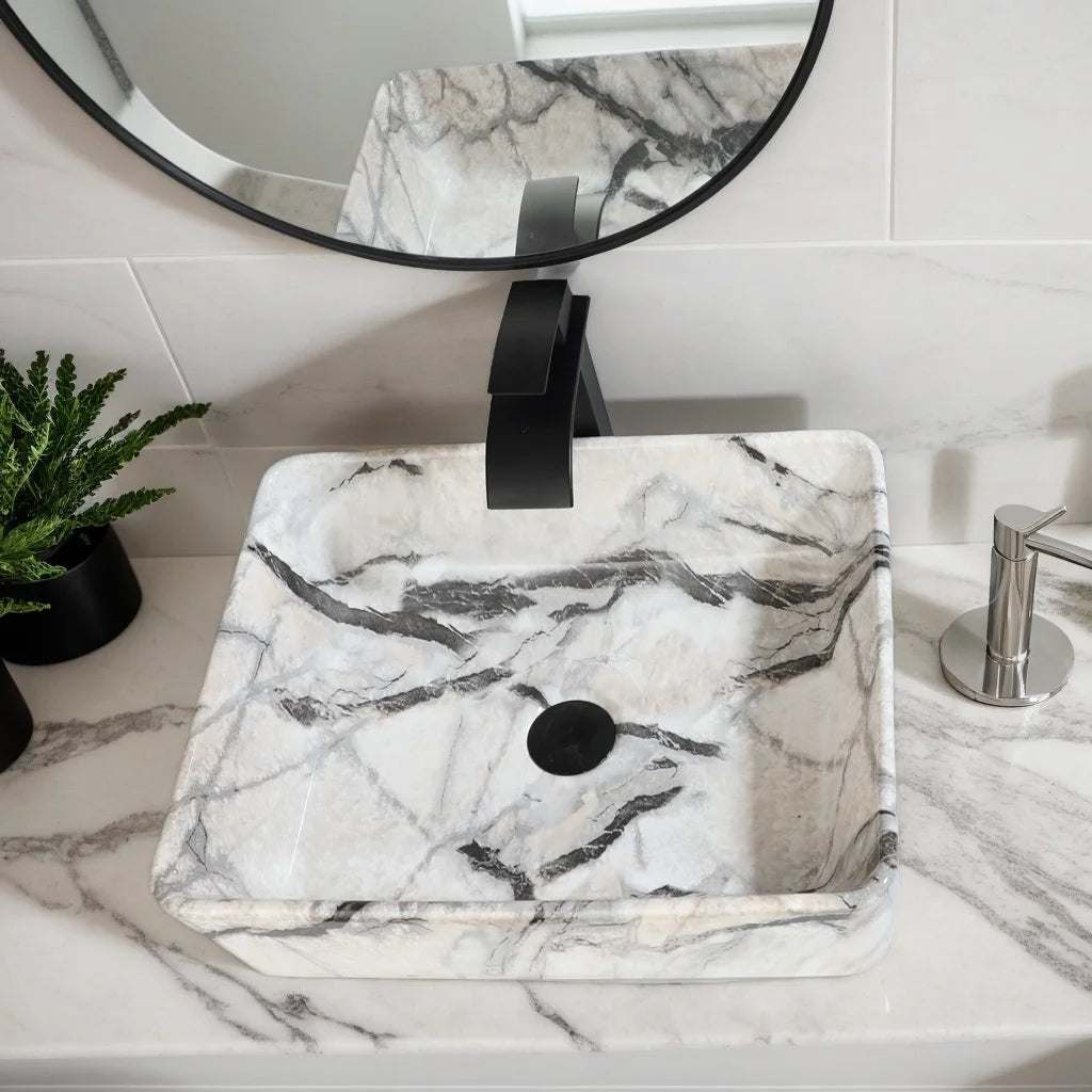 Vessel Sink Ceramic Vessel Sink with Faucet Combo