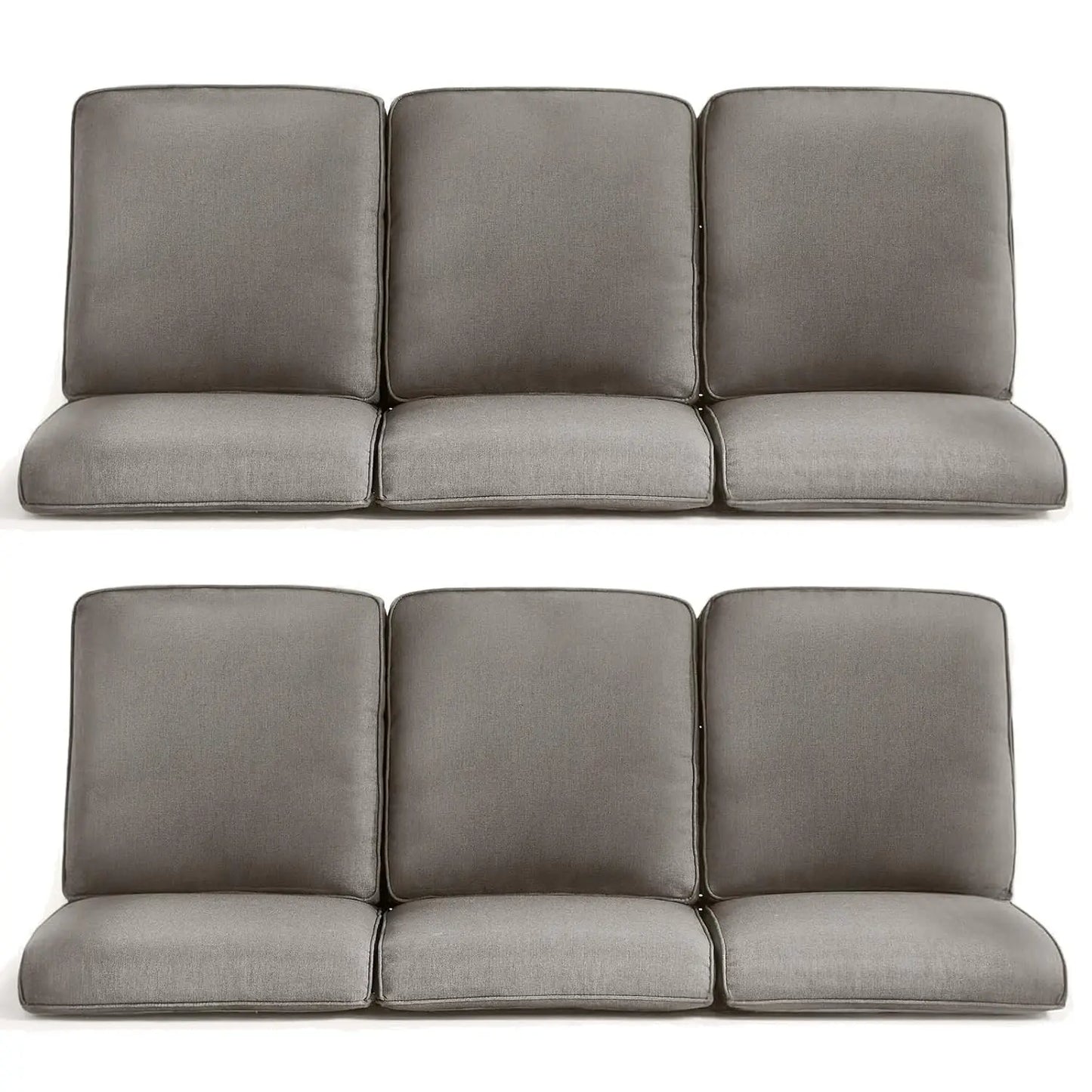 Deep Seat Cushion Set Zippered Removable Cover